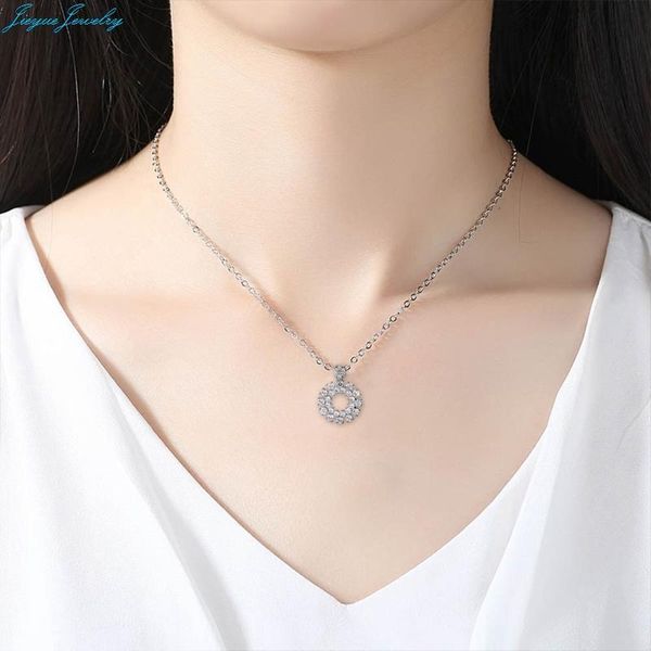 pendant necklaces gorgeous round zirconia crystal necklace female delicate birthday anniversary gift statement for women, Silver
pendant necklaces gorgeous round zirconia crystal necklace female delicate birthday anniversary gift statement for women, Silver