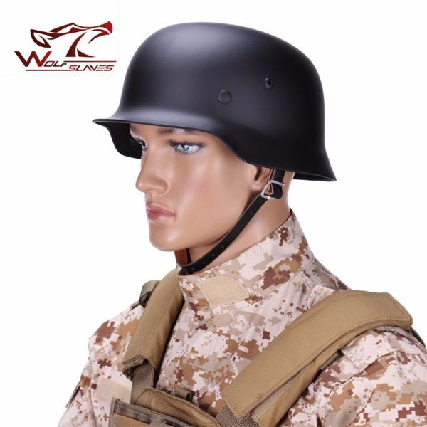 german elite army m35 stiff steel helmet stahlhelm retro durable cs luftwaffe w shell lining swivel bale chin strap cycling caps & masks, Black
german elite army m35 stiff steel helmet stahlhelm retro durable cs luftwaffe w shell lining swivel bale chin strap cycling caps & masks, Black