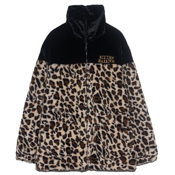 men's jackets men harajuku leopard patchwork parkas vintage fleece thicken warm padded jacket oversize streetwear loose coats, Black;brown
men's jackets men harajuku leopard patchwork parkas vintage fleece thicken warm padded jacket oversize streetwear loose coats, Black;brown