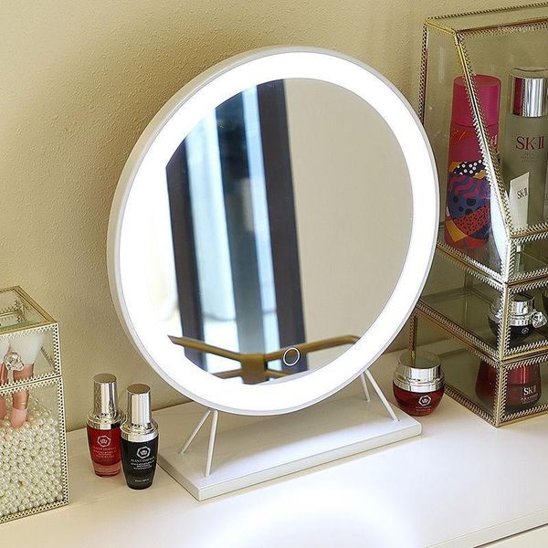deskbluetooth três cores conduziu a luz espelho cosmético especial com multifuncional lâmpada de mesa compact mirrors1
deskbluetooth três cores conduziu a luz espelho cosmético especial com multifuncional lâmpada de mesa compact mirrors1