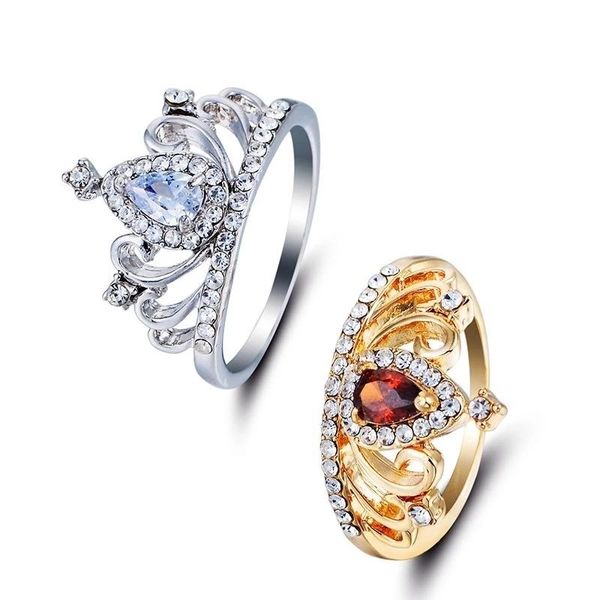 fashion women crystal ring crown bridal wedding engagement for anniversary birthday gift jewelry rings, Slivery;golden
fashion women crystal ring crown bridal wedding engagement for anniversary birthday gift jewelry rings, Slivery;golden