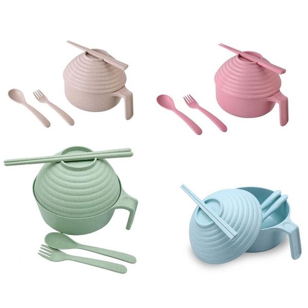 eco-friendly wheat straw instant noodles bowl with lid handle dinnerware set soup salad rice microwaveable sets
eco-friendly wheat straw instant noodles bowl with lid handle dinnerware set soup salad rice microwaveable sets