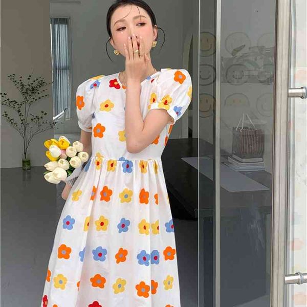 casual dresses white puff sleeve kawaii floral korean women summer cute short long a line midi flower girl yv3d, Black;gray
casual dresses white puff sleeve kawaii floral korean women summer cute short long a line midi flower girl yv3d, Black;gray