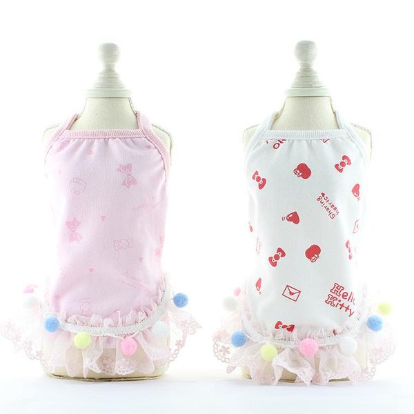 dog apparel summer clothes for small furry ball pet skirt factory directly sale fashion dress dla psa cool