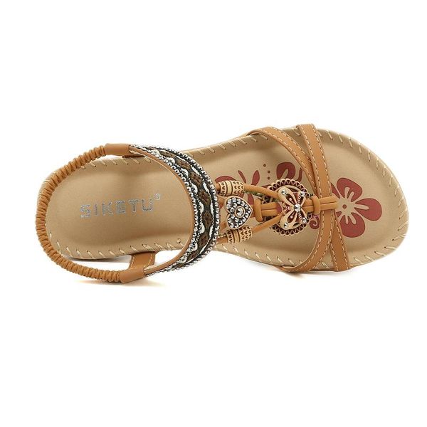 sandals retro women's fashion flower print sewing shoes rhinestone design summer soft paltform elastic band, Black
sandals retro women's fashion flower print sewing shoes rhinestone design summer soft paltform elastic band, Black
