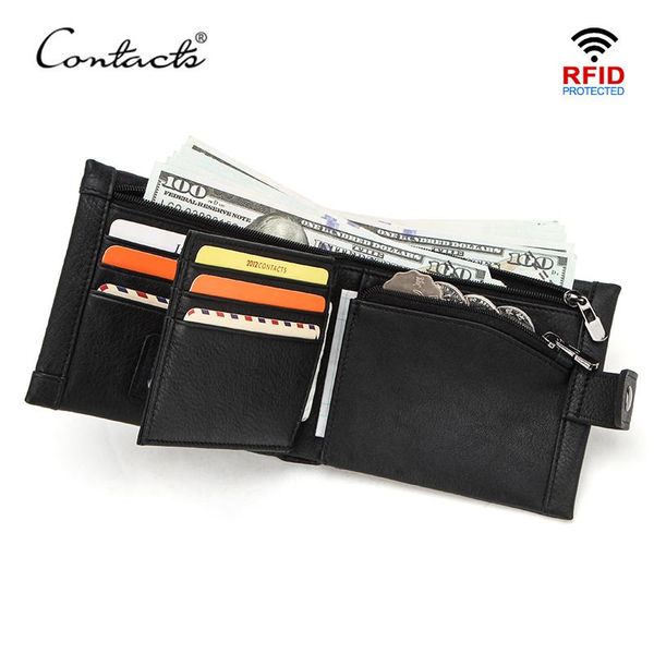 wallets contact's 100% genuine leather men wallet small bifold short money bag cowhide card holder hasp casual male coin purse, Red;black
wallets contact's 100% genuine leather men wallet small bifold short money bag cowhide card holder hasp casual male coin purse, Red;black