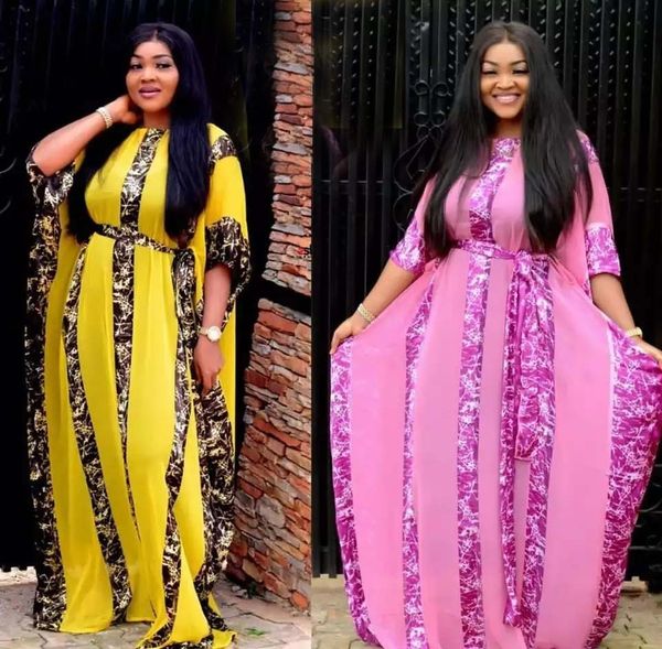 dresses fashion print 3/4 sleeve crew neck maxi chiffon dress african women plus size a350 fcpo, Black;gray
dresses fashion print 3/4 sleeve crew neck maxi chiffon dress african women plus size a350 fcpo, Black;gray