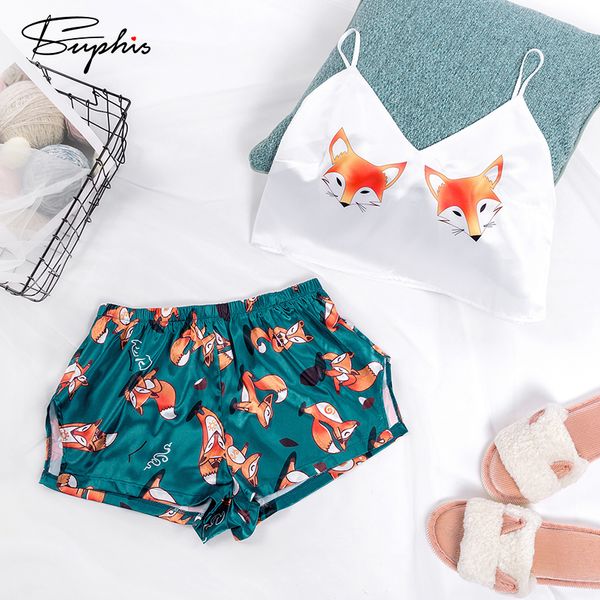 2021his cartoon print lovely sleepwear summer v neck pyjamas women spaghetti strap loose pyjama satin femme home suit, Black;red
2021his cartoon print lovely sleepwear summer v neck pyjamas women spaghetti strap loose pyjama satin femme home suit, Black;red
