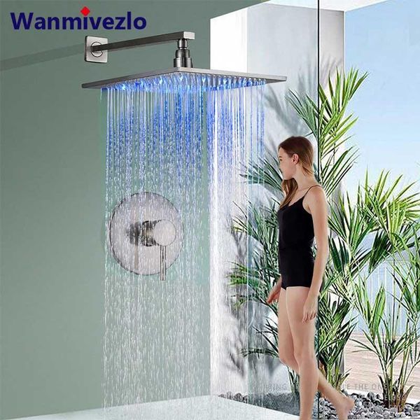 wall mount bathroom rain shower faucets set concealed led light nickel system bathtub mixer faucet tap valve sets
wall mount bathroom rain shower faucets set concealed led light nickel system bathtub mixer faucet tap valve sets