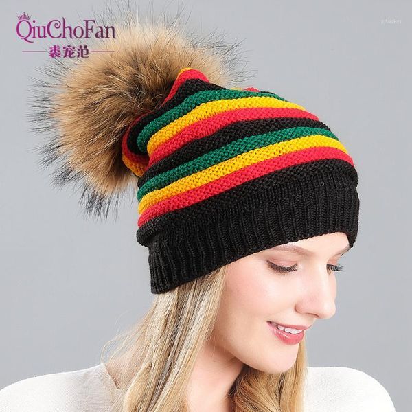 beanie/skull caps beanies patchwork elegant knitted hats 2021 raccoon fur pompom brand fashion bonnet femme1, Blue;gray
beanie/skull caps beanies patchwork elegant knitted hats 2021 raccoon fur pompom brand fashion bonnet femme1, Blue;gray