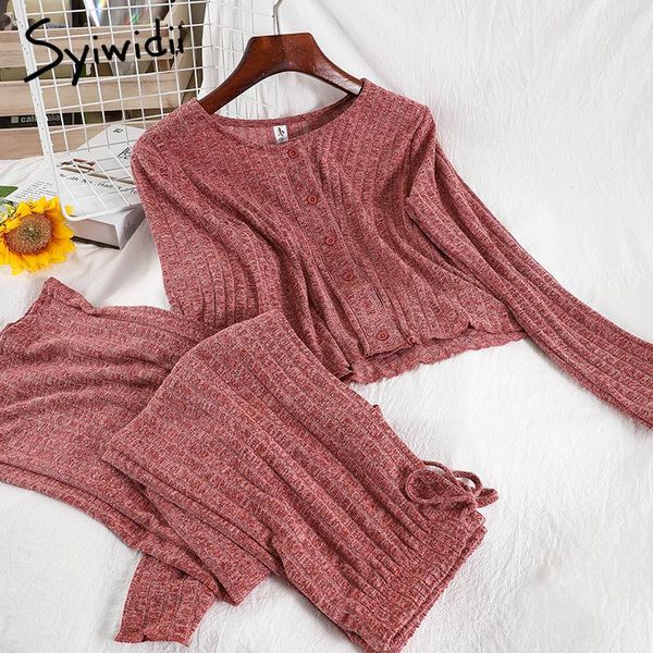 women's two piece pants syiwidii 2 sets women knitting outfits fall 2021 long sleeve button up short t shirts elastic waist lace wide l, White
women's two piece pants syiwidii 2 sets women knitting outfits fall 2021 long sleeve button up short t shirts elastic waist lace wide l, White
