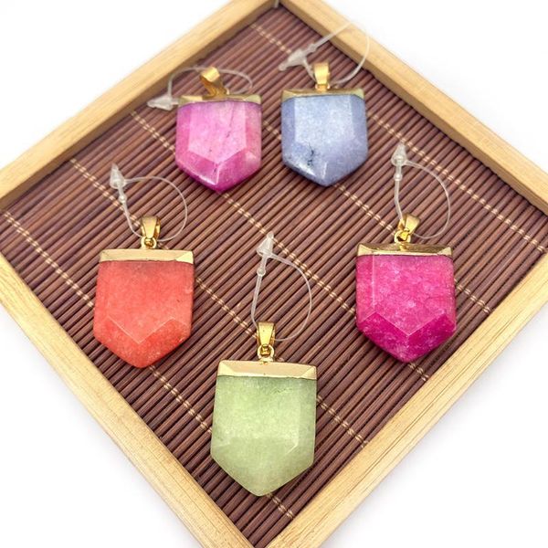 charms natural stone crystal pendant sword-shaped multi-color electroplating connector is fashionable for jewelry making necklace, Bronze;silver
charms natural stone crystal pendant sword-shaped multi-color electroplating connector is fashionable for jewelry making necklace, Bronze;silver