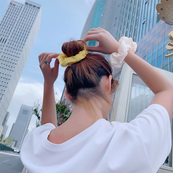 fashion summer fresh large intestine circle, sweet and versatile hair rope, french solid color cloth hairband, headband and hair ornament, Pink
fashion summer fresh large intestine circle, sweet and versatile hair rope, french solid color cloth hairband, headband and hair ornament, Pink