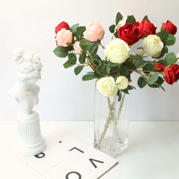 44cm red artificial roses fake silk flowers plants for home decor valentine's day gift wedding decoration party accessories decorative
44cm red artificial roses fake silk flowers plants for home decor valentine's day gift wedding decoration party accessories decorative