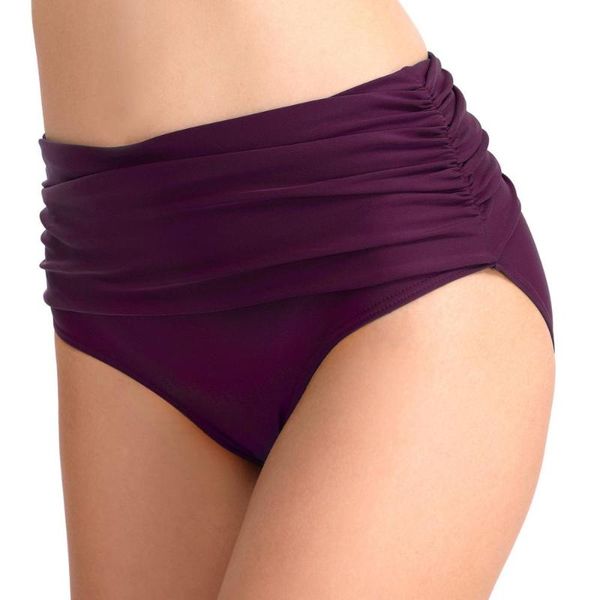 high waist elastic pleated swimming trunks women conservative beach pants triangle swim two-piece suits
high waist elastic pleated swimming trunks women conservative beach pants triangle swim two-piece suits