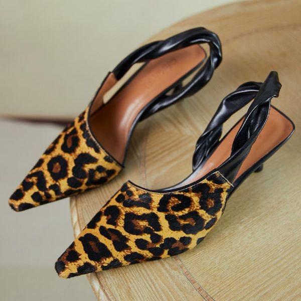 women's genuine leather horsehair patchwork pointed toe slingback slip-on pumps elegant ladies summer sandals high heels shoes, Black
women's genuine leather horsehair patchwork pointed toe slingback slip-on pumps elegant ladies summer sandals high heels shoes, Black