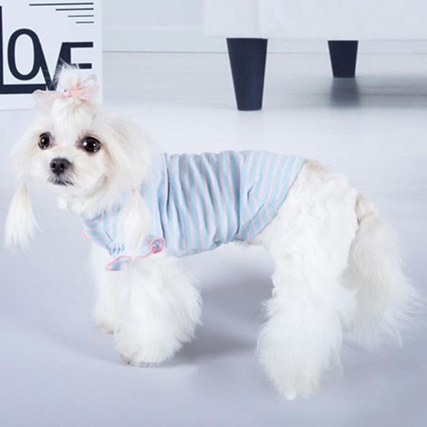 dog apparel cat t-shirt cute stripe design clothes pet warm supplies for spring summer
dog apparel cat t-shirt cute stripe design clothes pet warm supplies for spring summer
