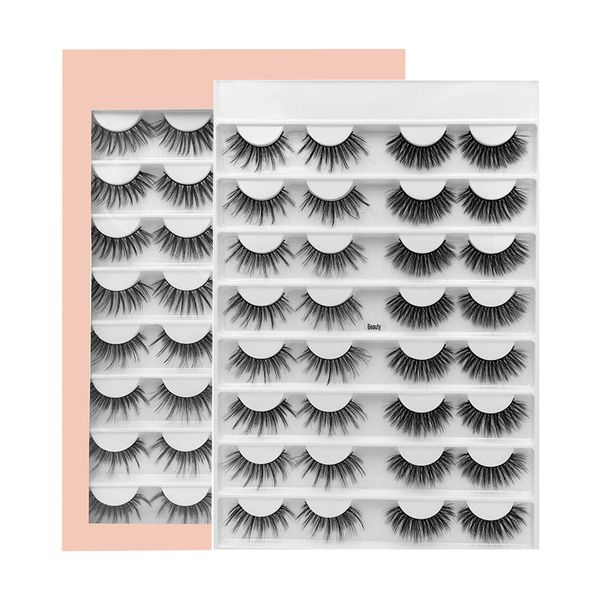 16 pairs multipack faux 3d mink eyelashes false eyelashes handmade wispy fluffy long false mink lashes natural makeup tools eye lashes
16 pairs multipack faux 3d mink eyelashes false eyelashes handmade wispy fluffy long false mink lashes natural makeup tools eye lashes