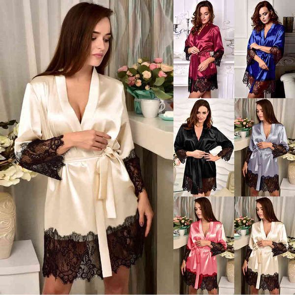 casual dresses pajama sleeve lace long shirt autumn and winter silk bandage, Black;gray
casual dresses pajama sleeve lace long shirt autumn and winter silk bandage, Black;gray