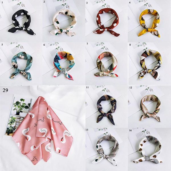 scarves square silk scarf women fashion print small neck scarfs office lady hair band foulard hand kerchief female bandana shawl, Blue;gray
scarves square silk scarf women fashion print small neck scarfs office lady hair band foulard hand kerchief female bandana shawl, Blue;gray