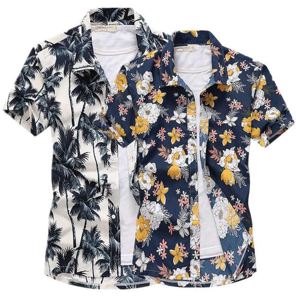 men's casual shirts five-point sleeve shirt loose beach flower hawaiian seaside vacation travel short-sleeved clothes tide cardigan, White;black
men's casual shirts five-point sleeve shirt loose beach flower hawaiian seaside vacation travel short-sleeved clothes tide cardigan, White;black