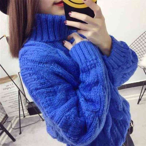 thicken twist turtleneck sweater knitwear womens winter loose long-sleeve pullover warm short sweater casual, White;black
thicken twist turtleneck sweater knitwear womens winter loose long-sleeve pullover warm short sweater casual, White;black