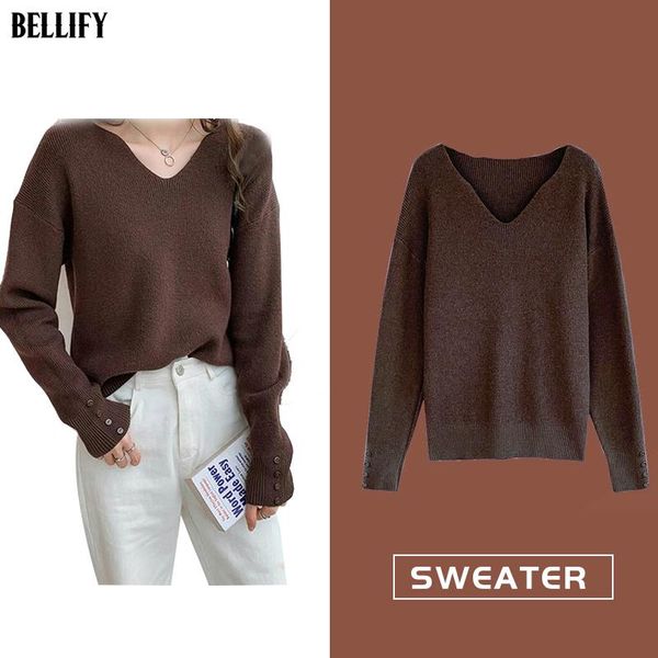 winter women's thickened round-neckloose knitwear korean simple brief women and shirts sweaters, White;black
winter women's thickened round-neckloose knitwear korean simple brief women and shirts sweaters, White;black