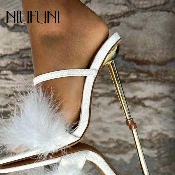 slippers pointed fur pumps ladies sandals size 35-42 metal plating stiletto hollow slip-on women shoes summer simple, Black
slippers pointed fur pumps ladies sandals size 35-42 metal plating stiletto hollow slip-on women shoes summer simple, Black
