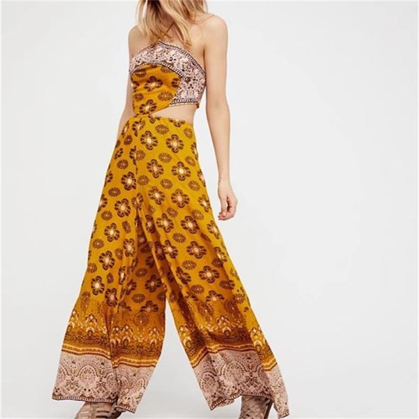 women's jumpsuits & rompers hlmfs 2021 strap floral print women jumsuit loose halter boho jumpsuit romper casual beach summer boot cuz, Black;white
women's jumpsuits & rompers hlmfs 2021 strap floral print women jumsuit loose halter boho jumpsuit romper casual beach summer boot cuz, Black;white
