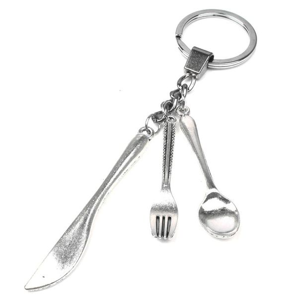 keychains creative fashion knife and spoon unique fork key chain tableware keychain jewelry handmade charm bag car souvenir party gift, Silver
keychains creative fashion knife and spoon unique fork key chain tableware keychain jewelry handmade charm bag car souvenir party gift, Silver