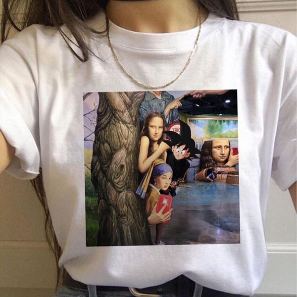 mona lisa harajuku aesthetic and men t shirt womens funny women ullzang 90s vintage fashion streetwear tee female, White;black
mona lisa harajuku aesthetic and men t shirt womens funny women ullzang 90s vintage fashion streetwear tee female, White;black