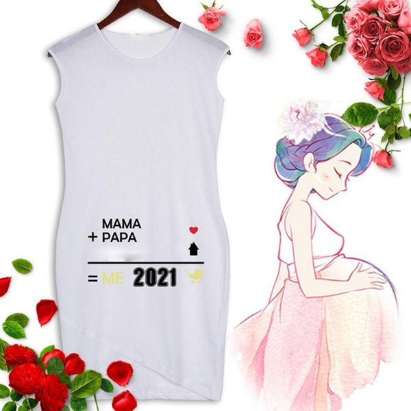 baby come mother dress women maternity dresses sleeveless cute o-neck digital print tank pregnancy vestidos, White
baby come mother dress women maternity dresses sleeveless cute o-neck digital print tank pregnancy vestidos, White