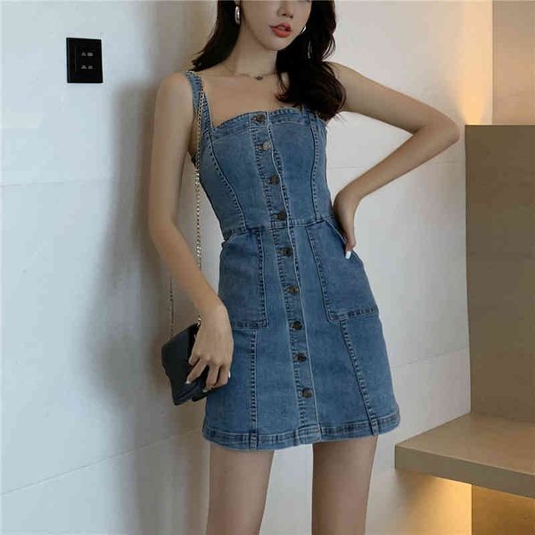 casual dresses suspender denim dress summer women spaghetti strap sundress vintage jeans button front blue party vestidos pmz, Black;gray
casual dresses suspender denim dress summer women spaghetti strap sundress vintage jeans button front blue party vestidos pmz, Black;gray
