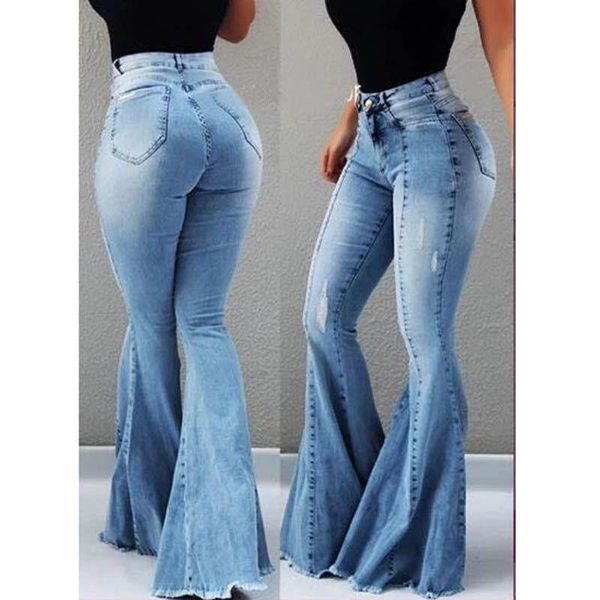 women's jeans 2021 bell bottom woman summer denim pants high waist flare scratched washed distressed femme robe, Blue
women's jeans 2021 bell bottom woman summer denim pants high waist flare scratched washed distressed femme robe, Blue