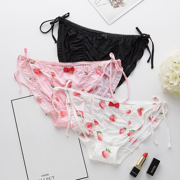 women's panties products cotton sweet japanese ice silk printed girls bandage cute slim women kawaii, Black;pink
women's panties products cotton sweet japanese ice silk printed girls bandage cute slim women kawaii, Black;pink