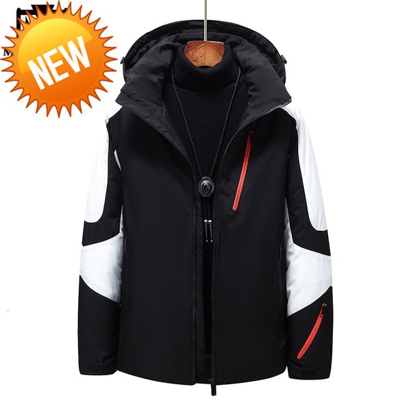 new down jacket men winter thicken warm white duck parka hooded fur collar coats male windbreaker overcoat j720, Black
new down jacket men winter thicken warm white duck parka hooded fur collar coats male windbreaker overcoat j720, Black