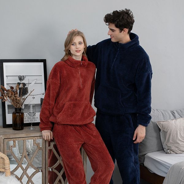womens pajama set warm flannel pijamas sleepwear homewear thick winter velvet female plush pyjamas suit sweatshirt, Black;red
womens pajama set warm flannel pijamas sleepwear homewear thick winter velvet female plush pyjamas suit sweatshirt, Black;red
