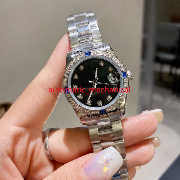 multicolor dial lady watch 31mm diamond bezel stainless steel automatic mechanical sapphire perpetual women wristwatches ar331, Slivery;brown
multicolor dial lady watch 31mm diamond bezel stainless steel automatic mechanical sapphire perpetual women wristwatches ar331, Slivery;brown