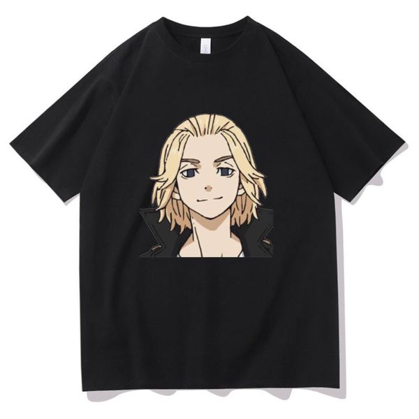 men's t-shirts 2021 tokyo revengers pattern print tshirt anime cosplay t-shirt summer men oversized t shirt casual loose short sleeve, White;black
men's t-shirts 2021 tokyo revengers pattern print tshirt anime cosplay t-shirt summer men oversized t shirt casual loose short sleeve, White;black