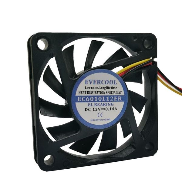 fans & coolings brand and original evercool 6cm 6010 12v 0.14a ec6010l12er cooling fan 3-wire 2-wire
fans & coolings brand and original evercool 6cm 6010 12v 0.14a ec6010l12er cooling fan 3-wire 2-wire