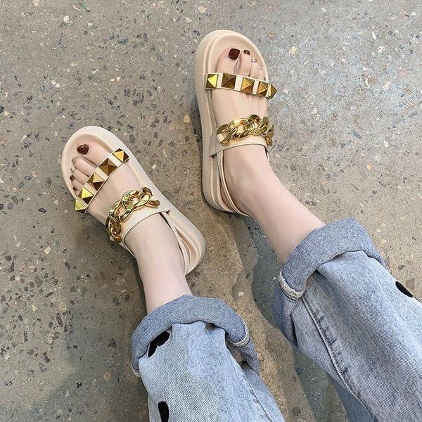 rivet platform sandals women metal chain thick sole shoes summer open toe gladiator black beige 2021
rivet platform sandals women metal chain thick sole shoes summer open toe gladiator black beige 2021