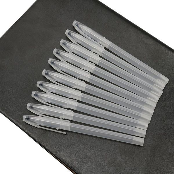 gel pens 10pcs transparent pen case ballpoint cover handle shell simple style school stationery office supplies 040201
gel pens 10pcs transparent pen case ballpoint cover handle shell simple style school stationery office supplies 040201