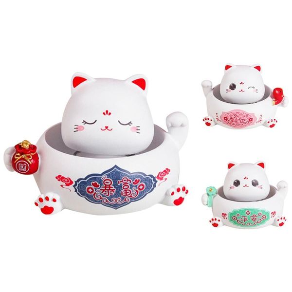 Cute Cartoon Shaking Head Lucky Cat Resin Ornaments Home Living Room Party Favor
Cute Cartoon Shaking Head Lucky Cat Resin Ornaments Home Living Room Party Favor