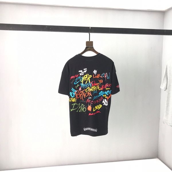 ch tide brand loose round neck sanskrit letter color graffiti printing youth leisure short sleeve t-shirt, White;black
ch tide brand loose round neck sanskrit letter color graffiti printing youth leisure short sleeve t-shirt, White;black