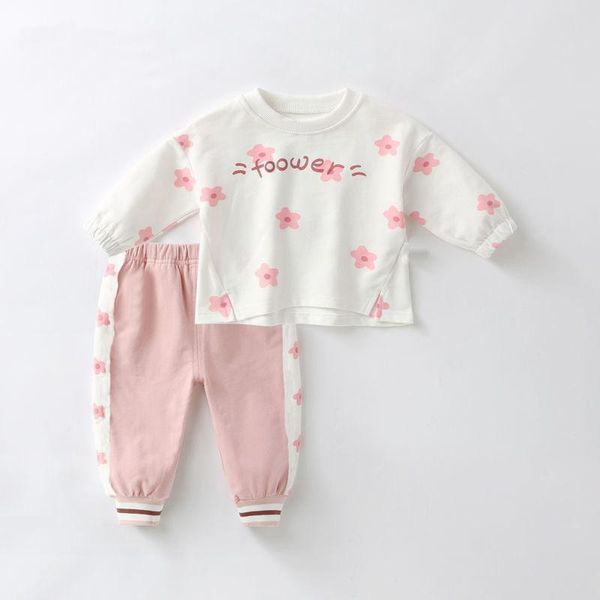 clothing sets infant baby girls clothes kids flowers print t-shirt + pants 2pcs active outfit toddler outwear tracksuits, White
clothing sets infant baby girls clothes kids flowers print t-shirt + pants 2pcs active outfit toddler outwear tracksuits, White