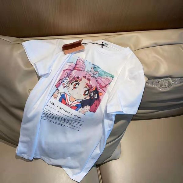 high version 032001 21 summer new beautiful girl short sleeve age reducing women's round neck shuibingyue loose t-shirt, White
high version 032001 21 summer new beautiful girl short sleeve age reducing women's round neck shuibingyue loose t-shirt, White