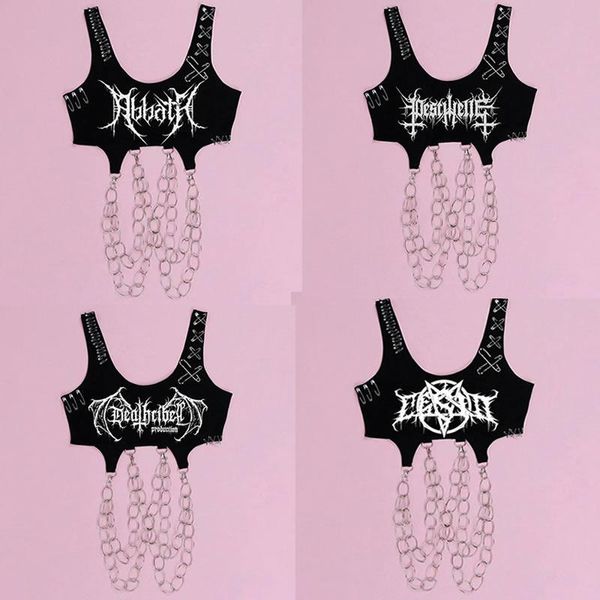 women's tanks & camis iron chaintank kawaii tank gothic punk dark street y2k harajuku, White
women's tanks & camis iron chaintank kawaii tank gothic punk dark street y2k harajuku, White