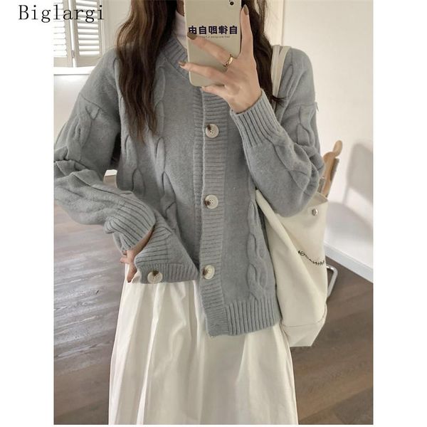 women's knits & tees autumn winter vintage korean style loose knitted cardigan muje jacket women long sleeve sweaters 2021 arrival, White
women's knits & tees autumn winter vintage korean style loose knitted cardigan muje jacket women long sleeve sweaters 2021 arrival, White