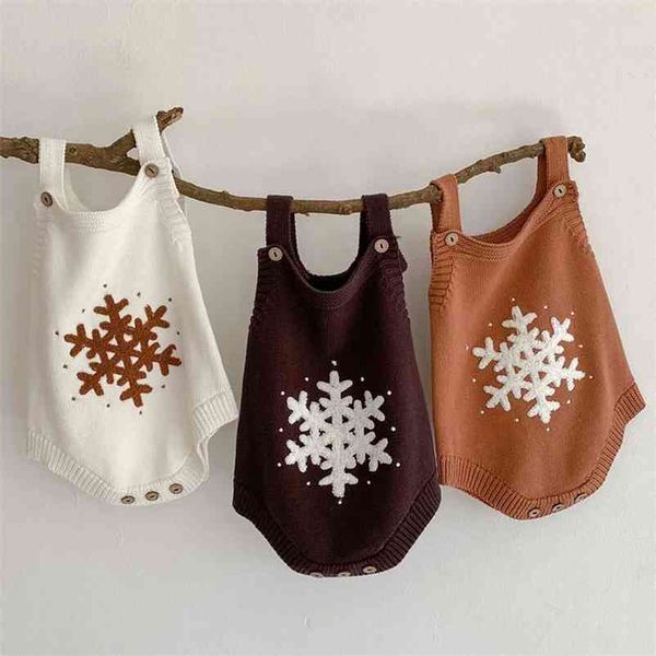 spring baby boys girl sleeveless knit rompers kids boy snowflake born clothes 210521, White
spring baby boys girl sleeveless knit rompers kids boy snowflake born clothes 210521, White