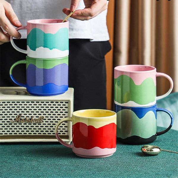 mugs nordic ins style painted ceramic mug cup home school office milk water tea coffee heat insulation drinkware reusable cups
mugs nordic ins style painted ceramic mug cup home school office milk water tea coffee heat insulation drinkware reusable cups